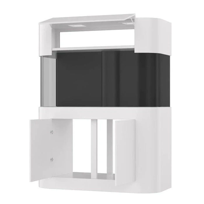 AQUA VIM 170g Panoramic Reef-Ready Aquarium Set in White