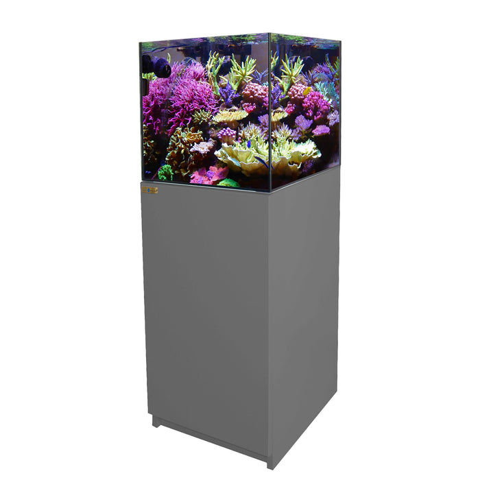 Aqua Dream 37 Gallon Coral Reef Aquarium with Built-in Sump - Silver