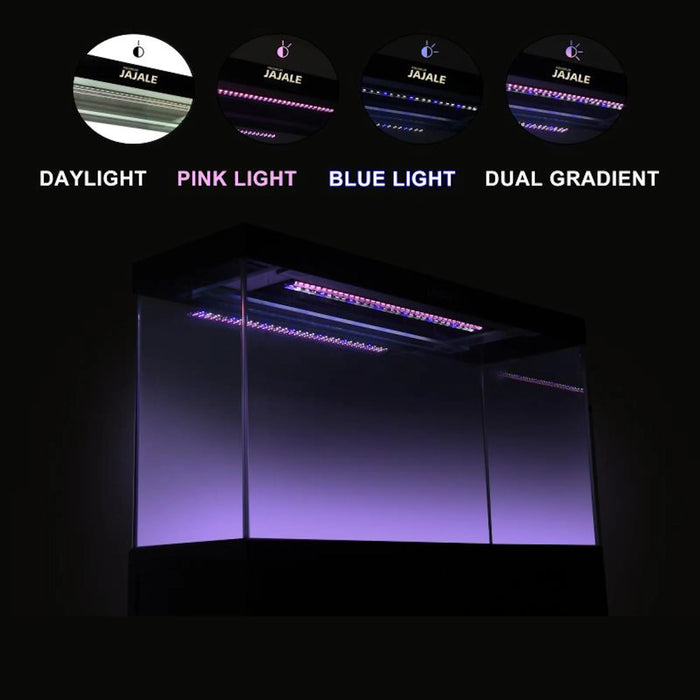 Aqua Dream 400 Gallon Tempered Glass Aquarium - Black and Gold