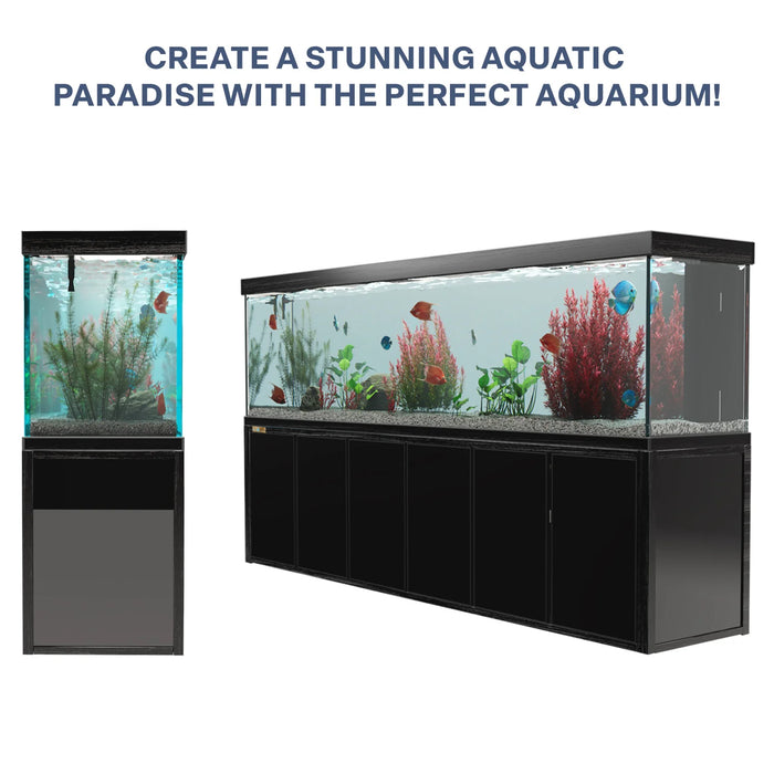 Aqua Dream 500 Gallon Tempered Glass Aquarium - Black