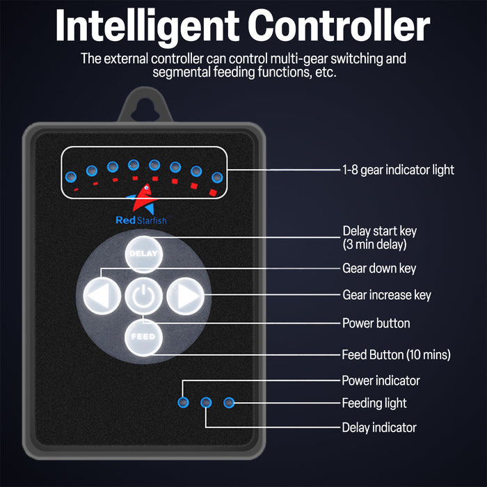 Protein Skimmer for 170-370 Gal Saltwater Coral Reef Aquariums