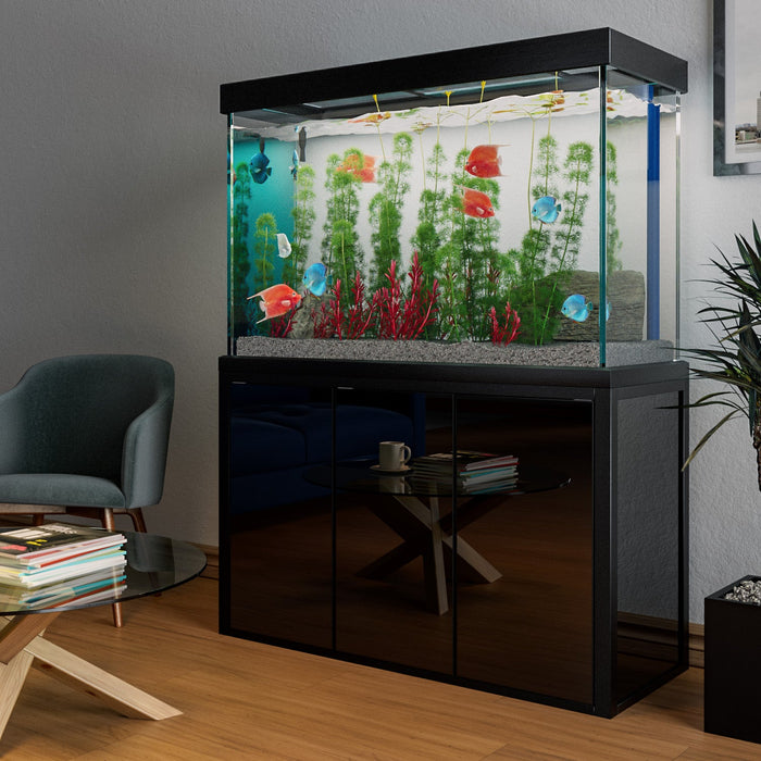 Aqua Dream 175 Gallon Tempered Glass Aquarium - Black