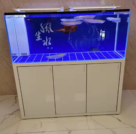 Glass Fish Tank Large Supermarket Home Aquarium Furniture