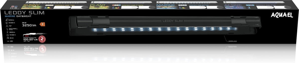 LEDDY SLIM 36W MARINE 40"-48"  black