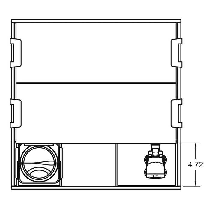JBJ 25 Gallon Rimless Flat Panel Aquarium Starter Kit with Stand RF-25-C