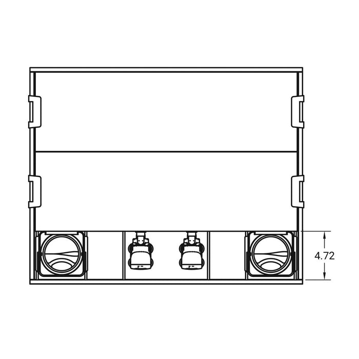 JBJ 45 Gallon Rimless Flat Panel Aquarium Starter Kit with Stand RF-45-CW