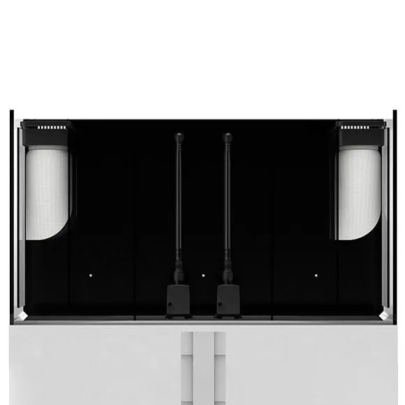 JBJ 45 Gallon Rimless Flat Panel Aquarium Starter Kit with Stand RF-45-CW